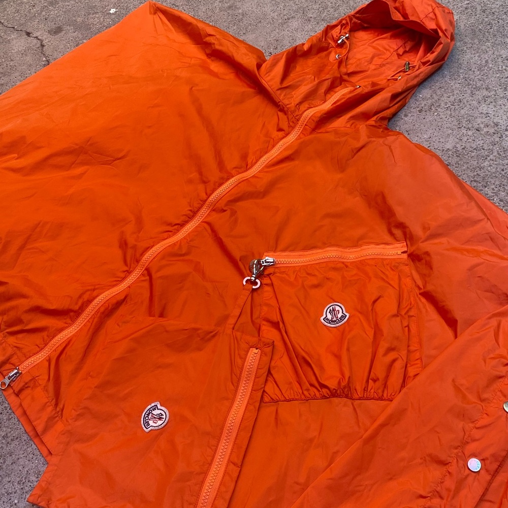 Moncler raincoat poncho